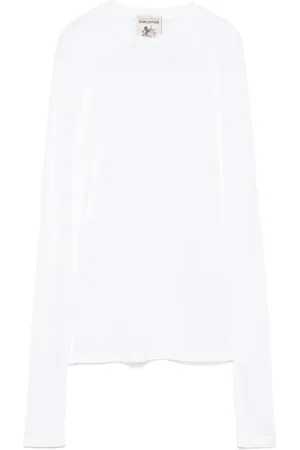 SEMICOUTURE Mujer, Camisetas, Blanco, Talla: L