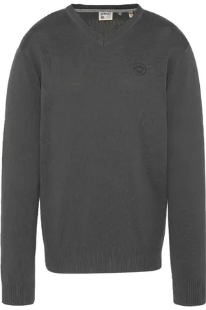 Schott NYC Hombre, Jerseys, Gris, Talla: M