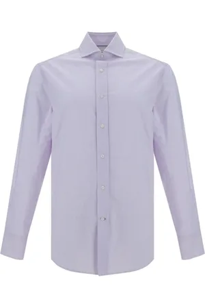 Brunello Cucinelli Hombre, Camisas, Púrpura, Talla: XL