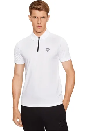 EA7 Hombre, Camisetas, Blanco, Talla: L