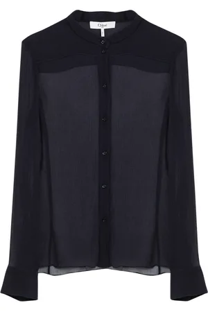 Chloé Mujer, Blusas y Camisas, Azul, Talla: S