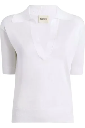 Khaite Mujer, Blusas y Camisas, Blanco, Talla: S