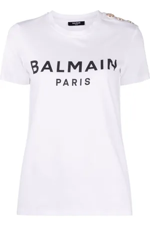 Balmain Mujer, Camisetas, Blanco, Talla: M