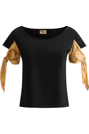 ALVIERO MARTINI 1A CLASSE Mujer, Camisetas, Negro, Talla: 2XS