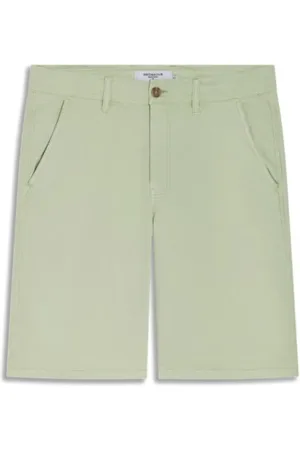 Redskins Hombre, Pantalones cortos, Verde, Talla: W31