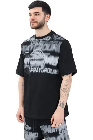 Sprayground Hombre, Camisetas, Negro, Talla: S