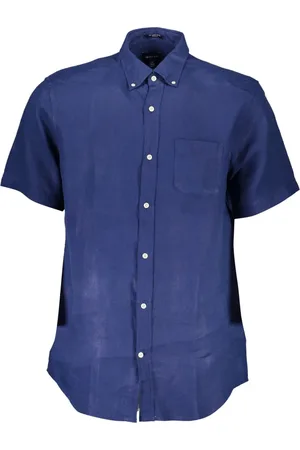 GANT Hombre, Camisas, Azul, Talla: M