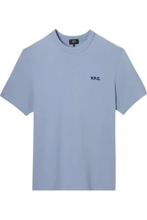 A.P.C. Hombre, Camisetas, Azul, Talla: M