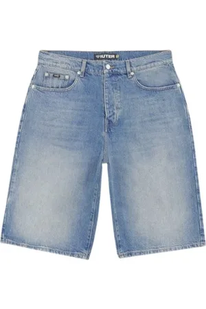 IUTER Hombre, Pantalones cortos, Azul, Talla: W32