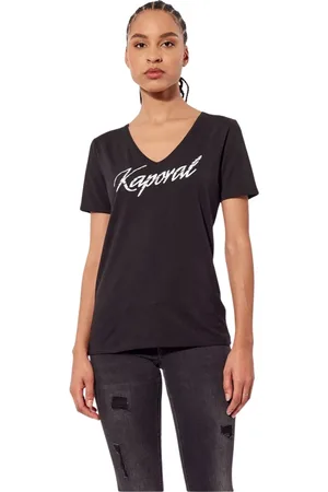 Kaporal 5 Mujer, Camisetas, Negro, Talla: S