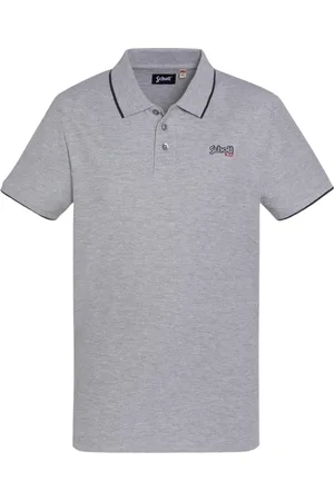 Schott NYC Hombre, Camisetas, Gris, Talla: M