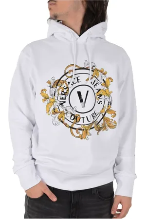 VERSACE Hombre, Sudaderas, Blanco, Talla: L