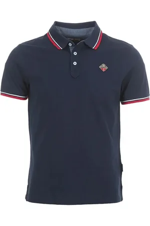 Schott NYC Hombre, Camisetas, Azul, Talla: S