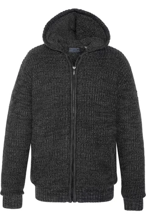 Schott NYC Hombre, Jerseys, Gris, Talla: S