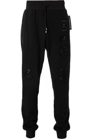 Philipp Plein Hombre, Pantalones, Negro, Talla: S