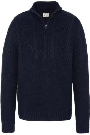 Schott NYC Hombre, Jerseys, Azul, Talla: S