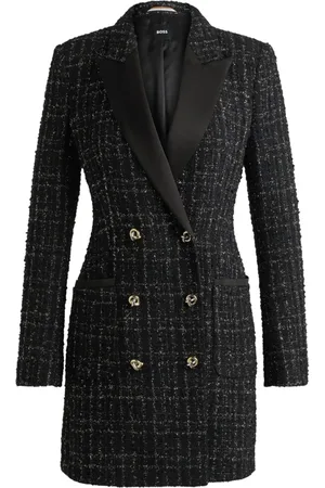 HUGO BOSS Mujer, Abrigos, Negro, Talla: L