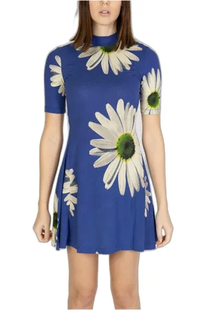 Desigual Mujer, Vestidos, Azul, Talla: L