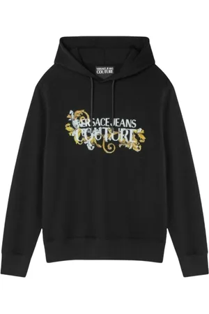 VERSACE Hombre, Sudaderas, Negro, Talla: L