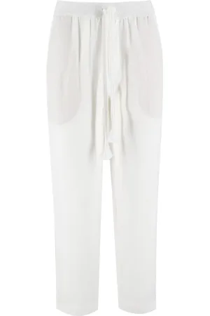 LE TRICOT PERUGIA Mujer, Pantalones, Blanco, Talla: XS