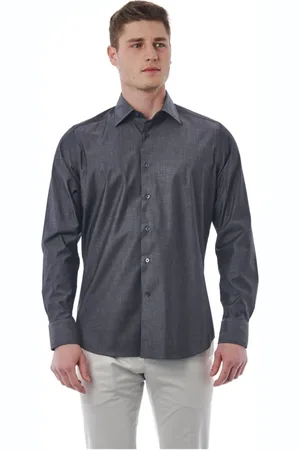 BAGUTTA Hombre, Camisas, Gris, Talla: XL