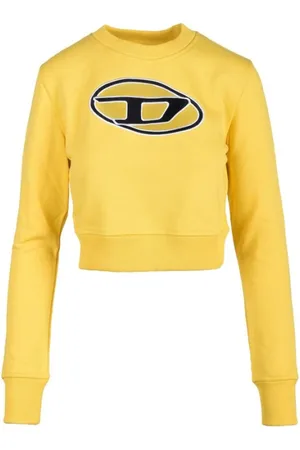 Diesel Mujer, Sudaderas, Amarillo, Talla: S