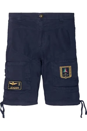 Aeronautica Militare Hombre, Pantalones cortos, Azul, Talla: 3XL