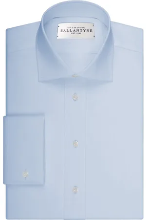 BALLANTYNE Hombre, Camisas, Azul, Talla: S