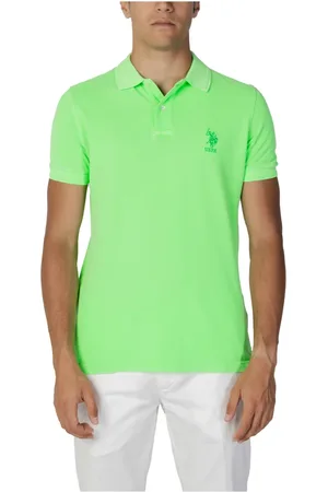 U.S. Polo Assn. Hombre, Camisetas, Verde, Talla: S
