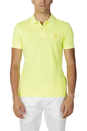 U.S. Polo Assn. Hombre, Camisetas, Amarillo, Talla: S