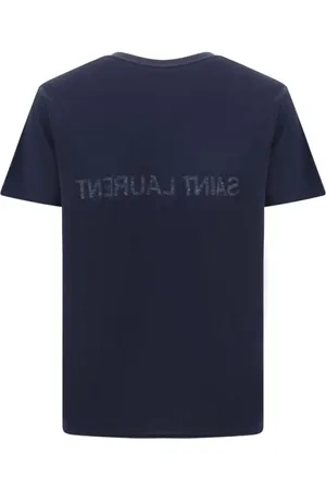 Saint Laurent Hombre, Camisetas, Azul, Talla: M