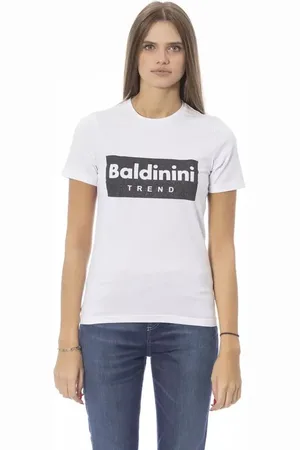 BALDININI Mujer, Camisetas, Blanco, Talla: L