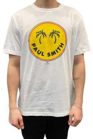 Paul Smith Hombre, Camisetas, Blanco, Talla: S