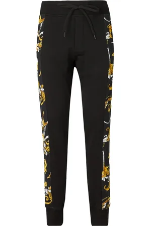 VERSACE Hombre, Pantalones, Negro, Talla: S