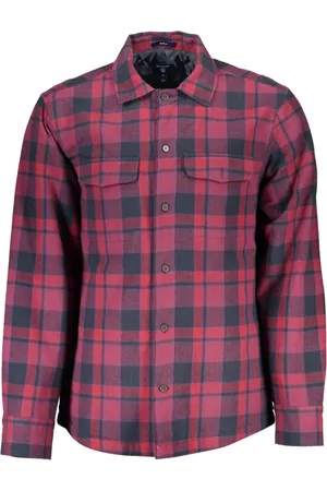 GANT Hombre, Camisas, Púrpura, Talla: S