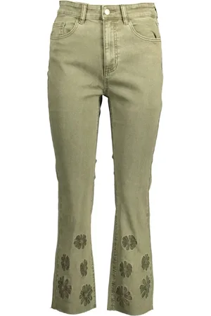 Desigual Mujer, Vaqueros, Verde, Talla: L