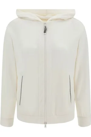 Brunello Cucinelli Mujer, Sudaderas, Blanco, Talla: XL