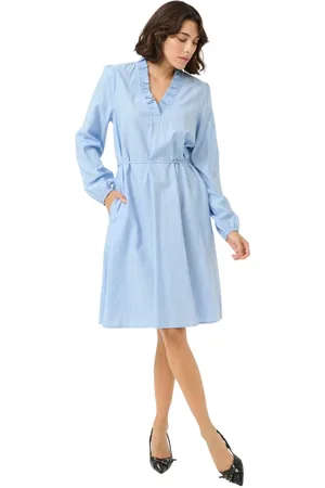 Kaffe Mujer, Vestidos, Azul, Talla: 2XL