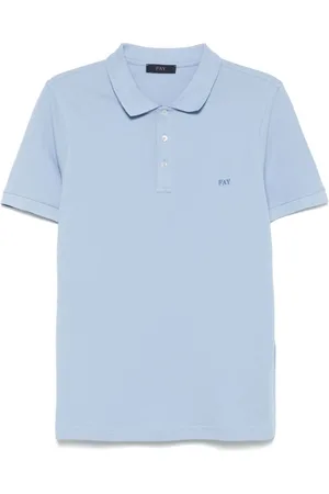 FAY Hombre, Camisetas, Azul, Talla: 2XL