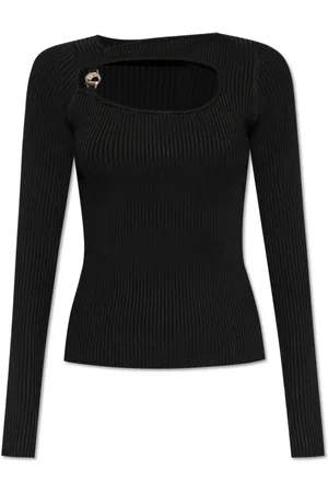 COPERNI Mujer, Camisetas, Negro, Talla: L
