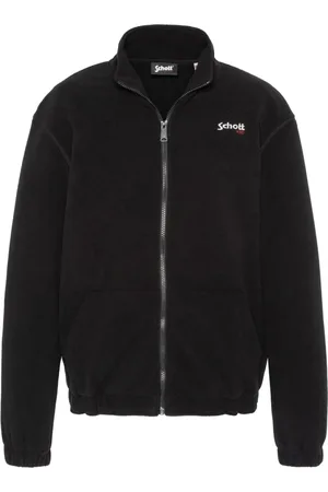 Schott NYC Hombre, Sudaderas, Negro, Talla: S