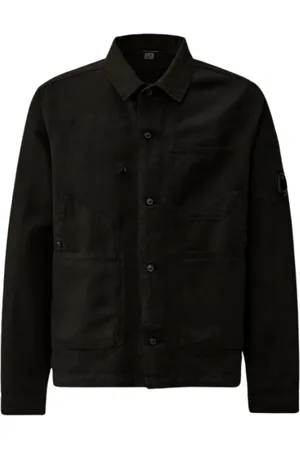 C.P. Company Hombre, Chaquetas, Negro, Talla: L