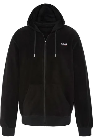 Schott NYC Hombre, Sudaderas, Negro, Talla: M