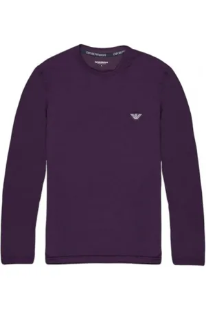 Emporio Armani Hombre, Camisetas, Púrpura, Talla: M