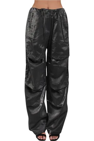 Diesel Mujer, Pantalones, Gris, Talla: M