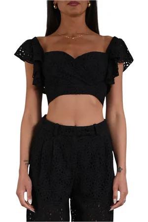 ACTUALEE Mujer, Blusas y Camisas, Negro, Talla: XS