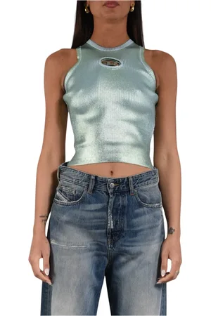 Diesel Mujer, Camisetas, Verde, Talla: L
