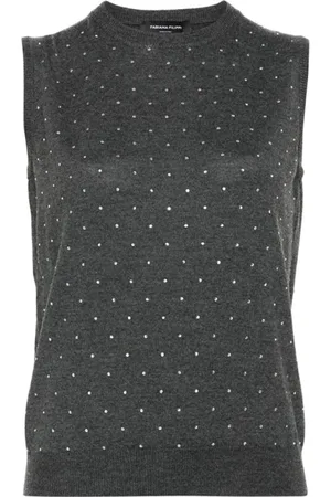 Fabiana Filippi Mujer, Jerseys, Gris, Talla: L