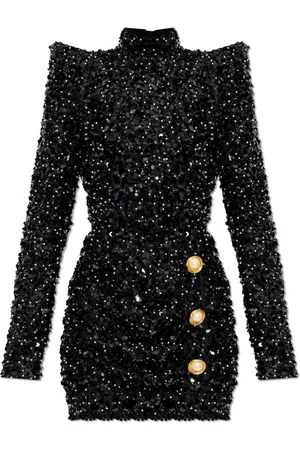 Balmain Mujer, Vestidos, Negro, Talla: S