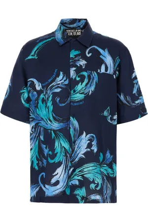 VERSACE Hombre, Camisas, Azul, Talla: L